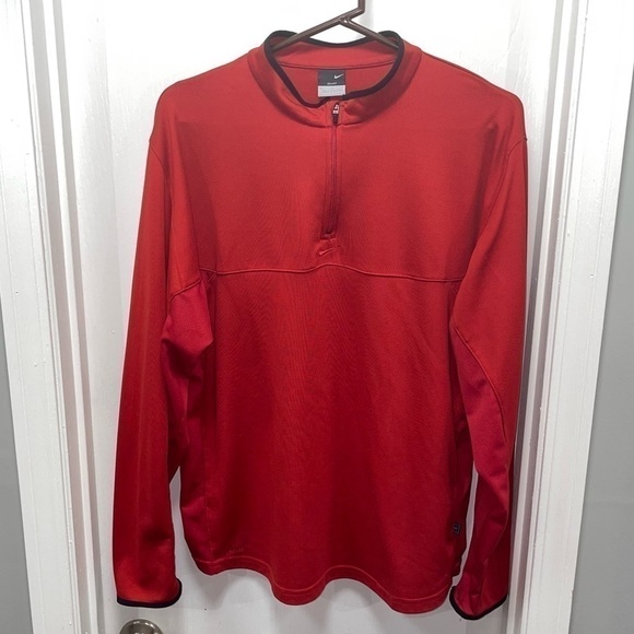 Nike Dri-Fit Jacket Quarter Zip Jacket Lightweight Mesh Long Sleeve Pullover - Picture 1 of 7